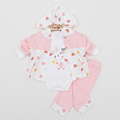 KIZ 3/9 AY KALPLİ 3LÜ KAPŞONLU TAKIM