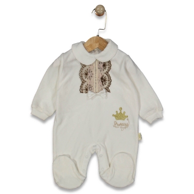 KIZ 3/9 AY KIZ BEBEK TÜL FIRFIRLI KADİFE TULUM