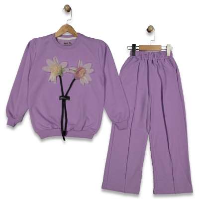 KIZ 4/10 YAŞ ÇİÇEKLİ TAKIM