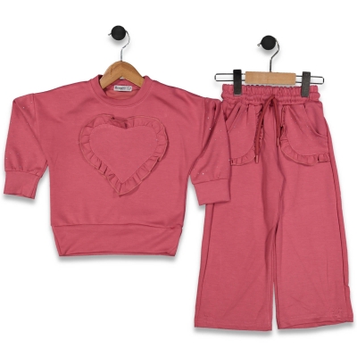 KIZ 4/10 YAŞ KALPLİ TAKIM