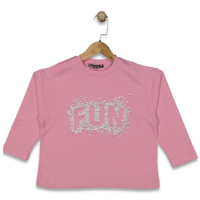 KIZ 5/8 YAŞ ÇİÇEK BASKILI SWEAT