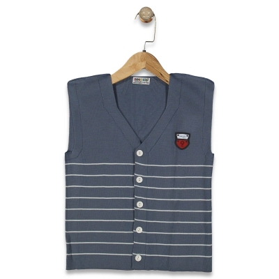 KIZ 5/8 YAŞ ÇİZGİLİ GARSON YELEK