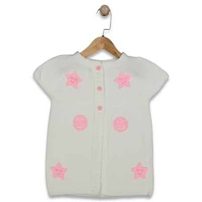 KIZ 5/8 YAŞ GÜLENYÜZ YILDIZLI GARSON YELEK