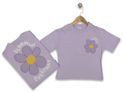 KIZ 5/9 YAŞ BLOOMİN KISA KOL T