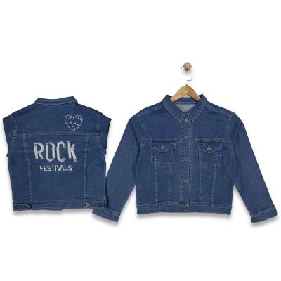 KIZ 6/10 YAŞ ROCK FESTIVALS NAKIŞLI KOT CEKET