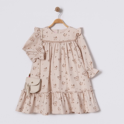 KIZ 6/12 YAŞ BASKILI TUNİK ELBİSE