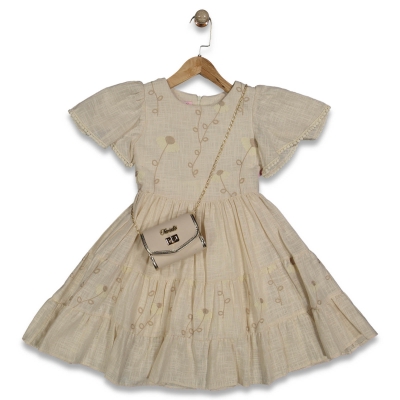 KIZ 6/12 YAŞ ÇANTALI ELBİSE