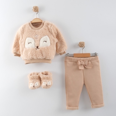 KIZ 6/18 AY CEYLAN DESENLİ PATİKLİ TAKIM