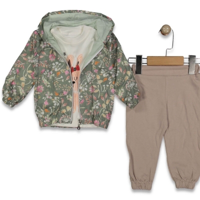 KIZ 6/18 AY FİYONKLU TAVŞANLI MİCRO TAKIM