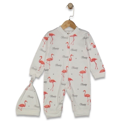 KIZ 6/18 AY FLAMİNGO BASKILI TULUM