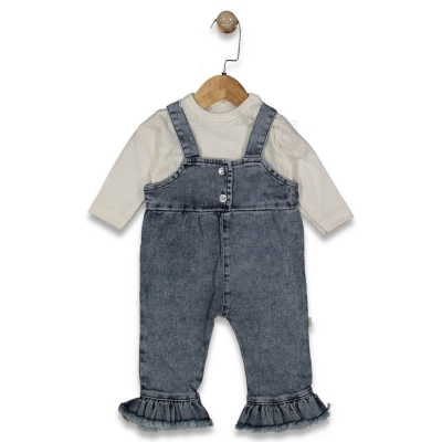 KIZ 6/18 AY KOT PAÇA FIRFIRLIYAKALI 3 GÜĞMELİ TULU