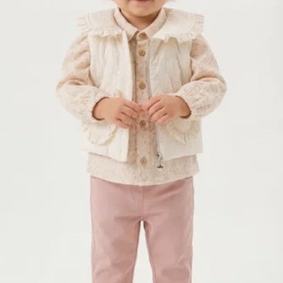 KIZ 6/18 AY MİNİK ÇİÇEKLİ YAKA FIRFIRLI 3 LÜ TAKIM