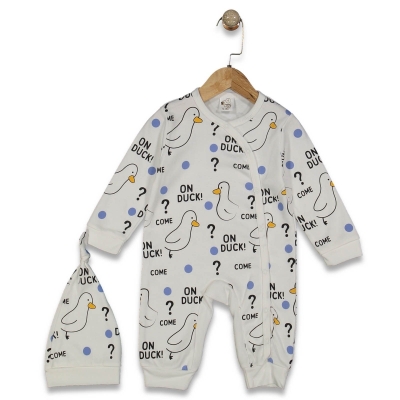 KIZ 6/18 AY PUANLI KUŞ BASKILI TULUM