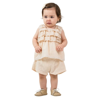 KIZ 6/24 AY FİSTOLU ŞORTLU TAKIM