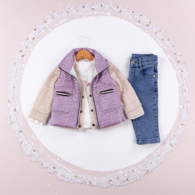 KIZ 6/24 AY MİCRO YELEKLİ TAKIM