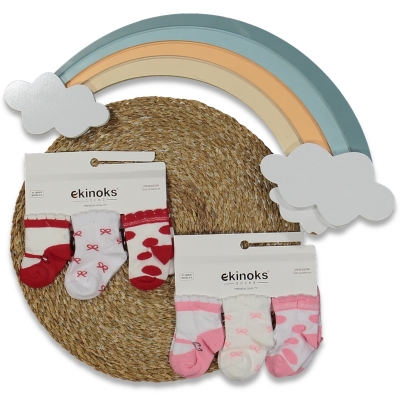 KIZ 6/6 AY 12&#039;Lİ MİDİLLİ DESEN KIZ BEBE MEVSİMLİK