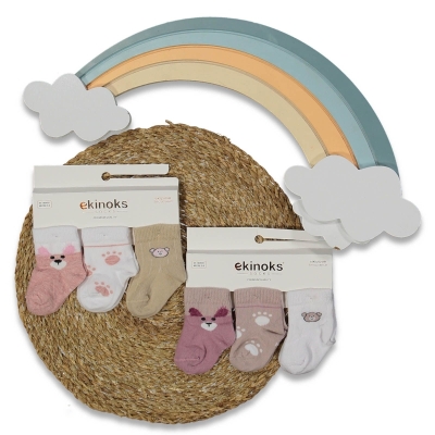 KIZ 6/6 AY 12&#039;Lİ SİDRE DESEN KIZ BEBE MEVSİMLİK SO