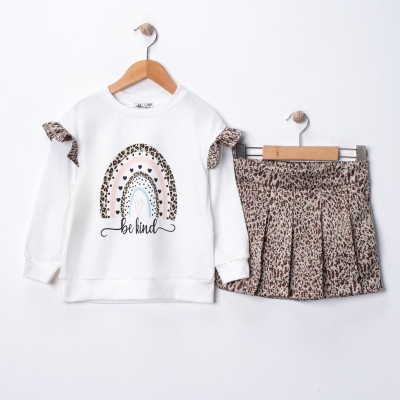 KIZ 6/9 YAŞ BE KİNG LEOPAR TAKIM