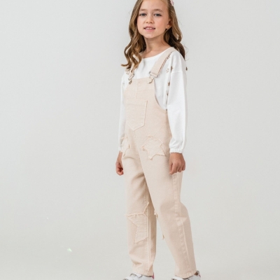 KIZ 6/9 YAŞ SPANTALON YILDIZLI SALOPET