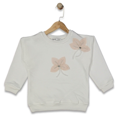 KIZ 7/11 YAŞ İNCİ AKSESUARLI 3 İPLİK ŞARDONSUZ T-S