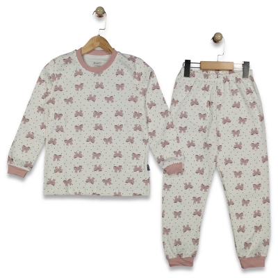 KIZ 7/9 YAŞ FİYONK BASKILI PJAMA TAKIM