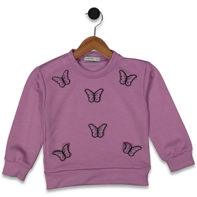 KIZ 8/12 YAŞ KELEBEKLİ SWEAT