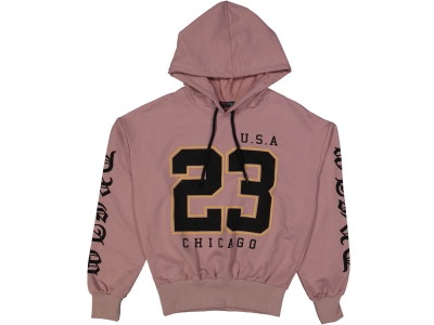 KIZ 8/16 YAŞ 23 CHIGO BASKILI KAPŞONLU SWEAT