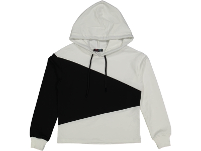 KIZ 8/16 YAŞ GARNİLİ KAPŞONLU TEK SWEAT
