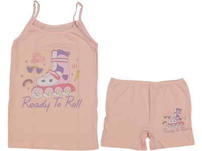 KIZ 8/9 YAŞ BASKILI BOXER TAKIM
