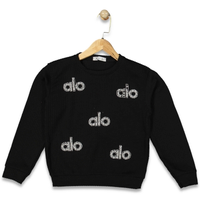 KIZ 9/12 YAŞ İNCİ ALO BADİ SWEAT