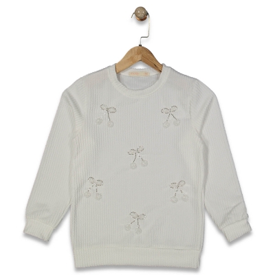 KIZ 9/12 YAŞ KİRAZLI BONCUKLU BADİ