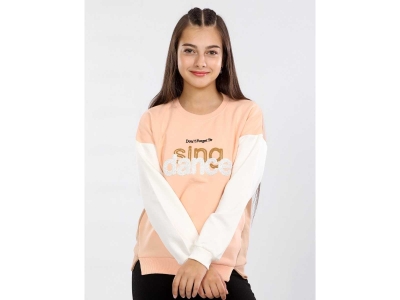 KIZ 9/12 YAŞ SİNG DANCE SÜZENE NAKIŞLI SWEAT
