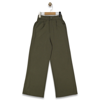 KIZ 9/14 YAŞ PALAZO DÜĞMELİ PANTALON