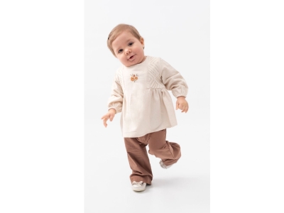 KIZ 9/24 AY BABY GÖVDE ÇİÇEK NAKIŞ VE BRODE BÜZGÜL