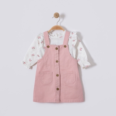 KIZ 9/24 AY BASKILI GÖMLEKLİ JİLE