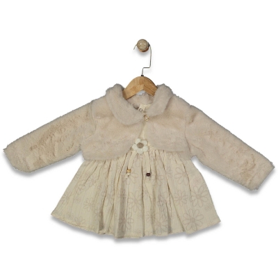 KIZ 9/24 AY BASKILI PELÜŞ ELBİSE