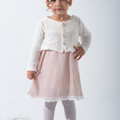 KIZ 9/24 AY BOLEROLU ELBİSE TAKIM