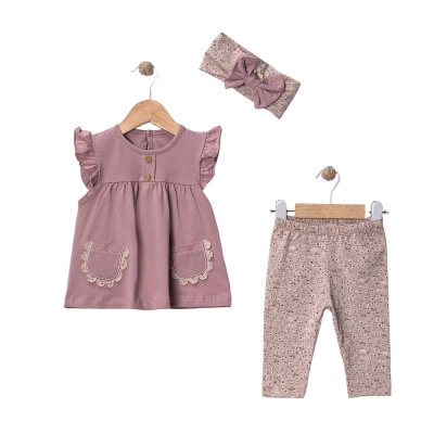 KIZ 9/24 AY CEP NAKIŞLI BANDANALI TAKIM