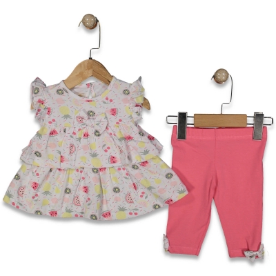 KIZ 9/24 AY DESENLİ FİYONKLU TAKIM