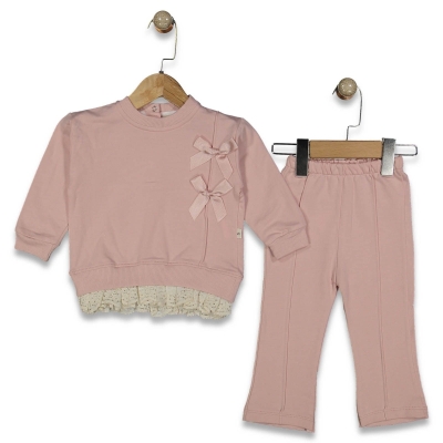 KIZ 9/24 AY İKİ FİYONK GÜPÜR DETAYLI 2Lİ TAKIM