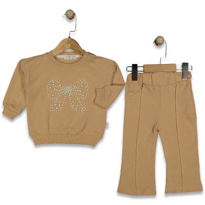 KIZ 9/24 AY İNCİ FİYONK İŞLEMELİ 2 Lİ TAKIM