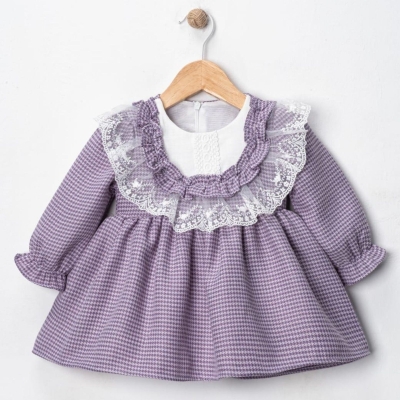 KIZ 9/24 AY KAZAYAGI FİSTOLU AYLIK ELBİSE