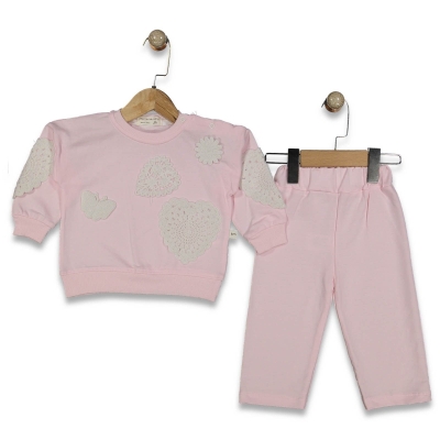 KIZ 9/24 AY KELEBEK KALP ÖRGÜLÜ 2Lİ TAKIM