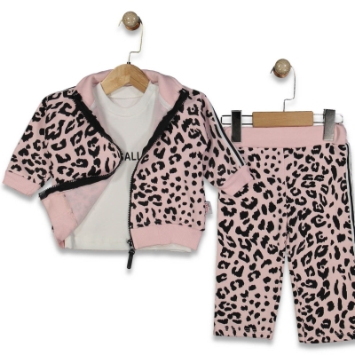 KIZ 9/24 AY LEOPAR HUGG 3LÜ TAKIM