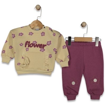 KIZ 9/24 AY NAKIŞLI ÜÇ İP TAKIM