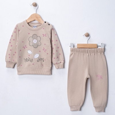 KIZ 9/24 AY PAPATLA BASKILI TAŞLI TAKIM