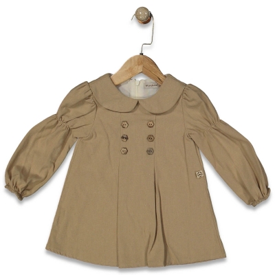 KIZ 9/24 AY PİLİKAŞE KETEN ELBİSE