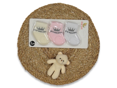 KIZ KARIŞIK DESEN HAVLU PVC 12Lİ ÇORAP