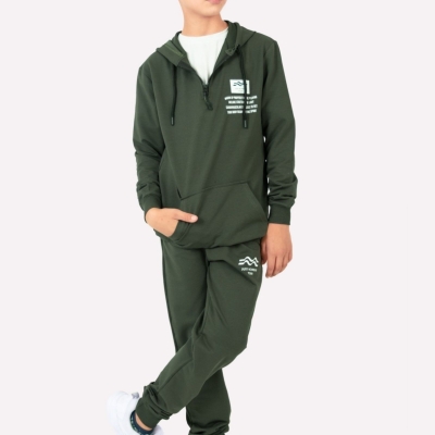 KOSKA BEBE 40035-ERKEK 11/14 YAŞ JUST YARIM FERMUARLI TAKIM