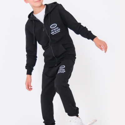 KOSKA BEBE 40038-ERKEK 11/14 YAŞ STEPS FERMUARLI KAPŞONLU